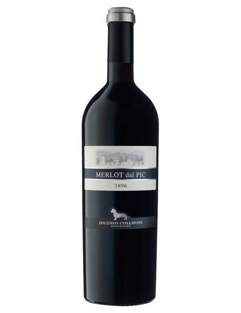 Вино Eugenio Collavini Merlot dal Pic 2015 13,5% 0,75 л
