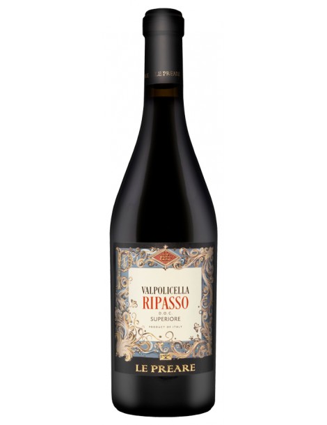 Вино Le Preare Valpolicella Ripasso Superiore 2020 13,5% 0,75 л