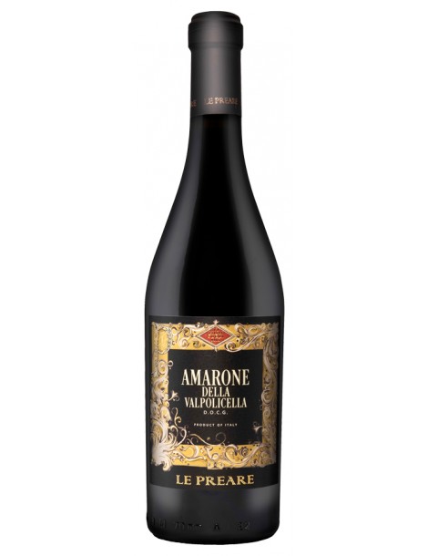 Вино Le Preare Amarone della Valpolicella 2019 15% 0,75 л