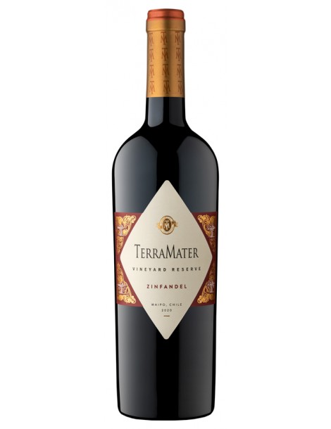 Вино TerraMater Zinfandel Vineyard Reserve 2021 13,5% 0,75 л