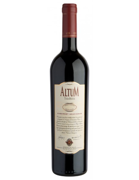 Вино TerraMater Altum Cabernet Sauvignon 2019 14% 0,75 л