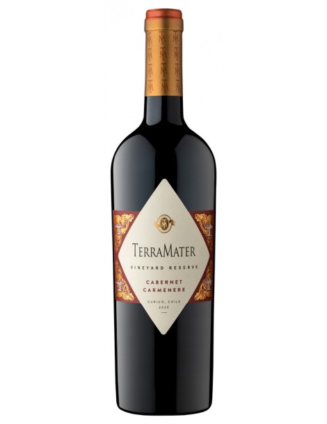 Вино TerraMater Cabernet Carmenere Vineyard Reserve 2020 13,5% 0,75 л