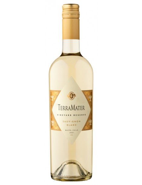 Вино TerraMater Sauvignon Blanc Vineyard Reserve 2022 13,5% 0,75 л