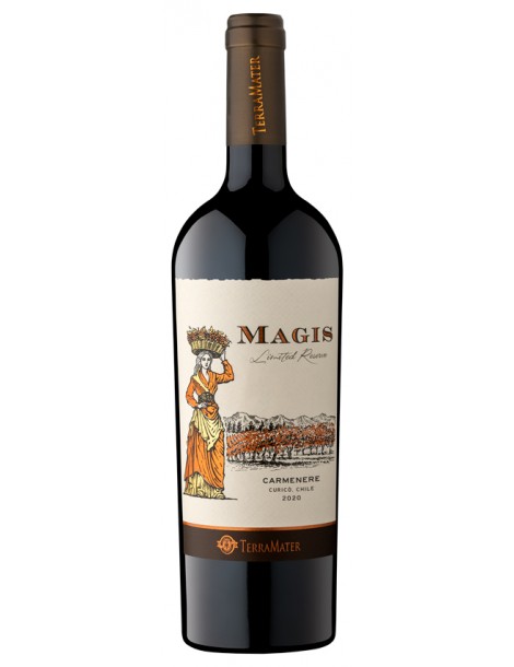 Вино TerraMater Magis Carmenere Limited Reserve 2021 14% 0,75 л