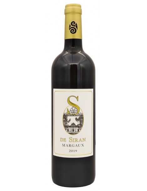 Вино S de Siran 2019 14% 0,75 л