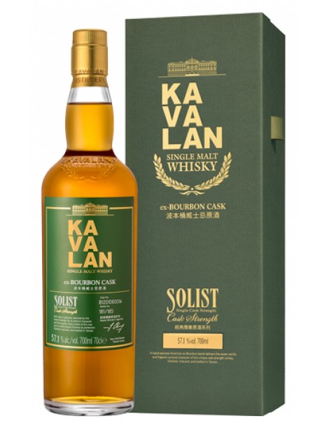 Виски Kavalan Solist ex-Bourbon Cask Single Cask Strength 57,1% 0,7 л 