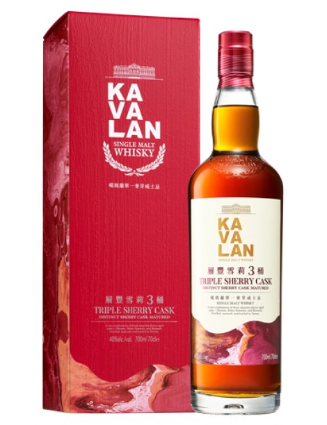 Виски Kavalan Triple Sherry Cask 0.7 l gift pack