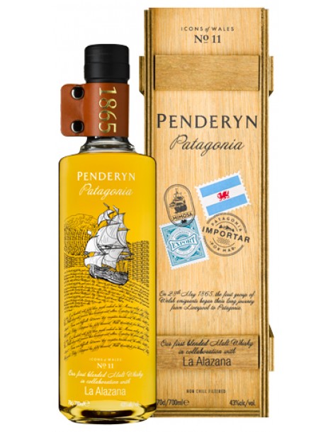 Виски Penderyn Patagonia 43% 0,7 л п/уп