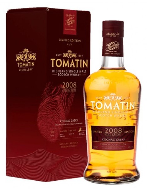 Виски Tomatin French Collection #4 Cognac Casks 46% 0,7 л