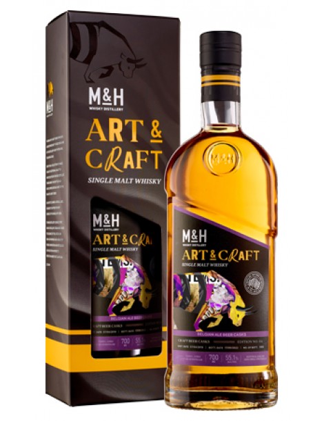Виски M & H Art & Craft Belgian Ale Beer Casks 0.7